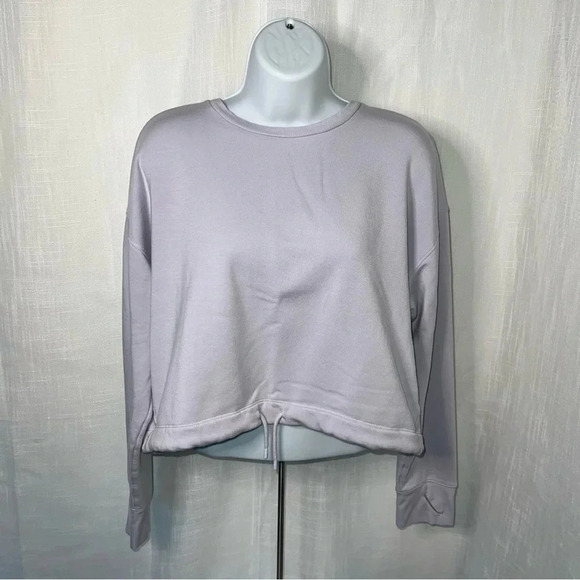 All In Motion Crop Top Running Sweatshirt - Picture 1 of 5
